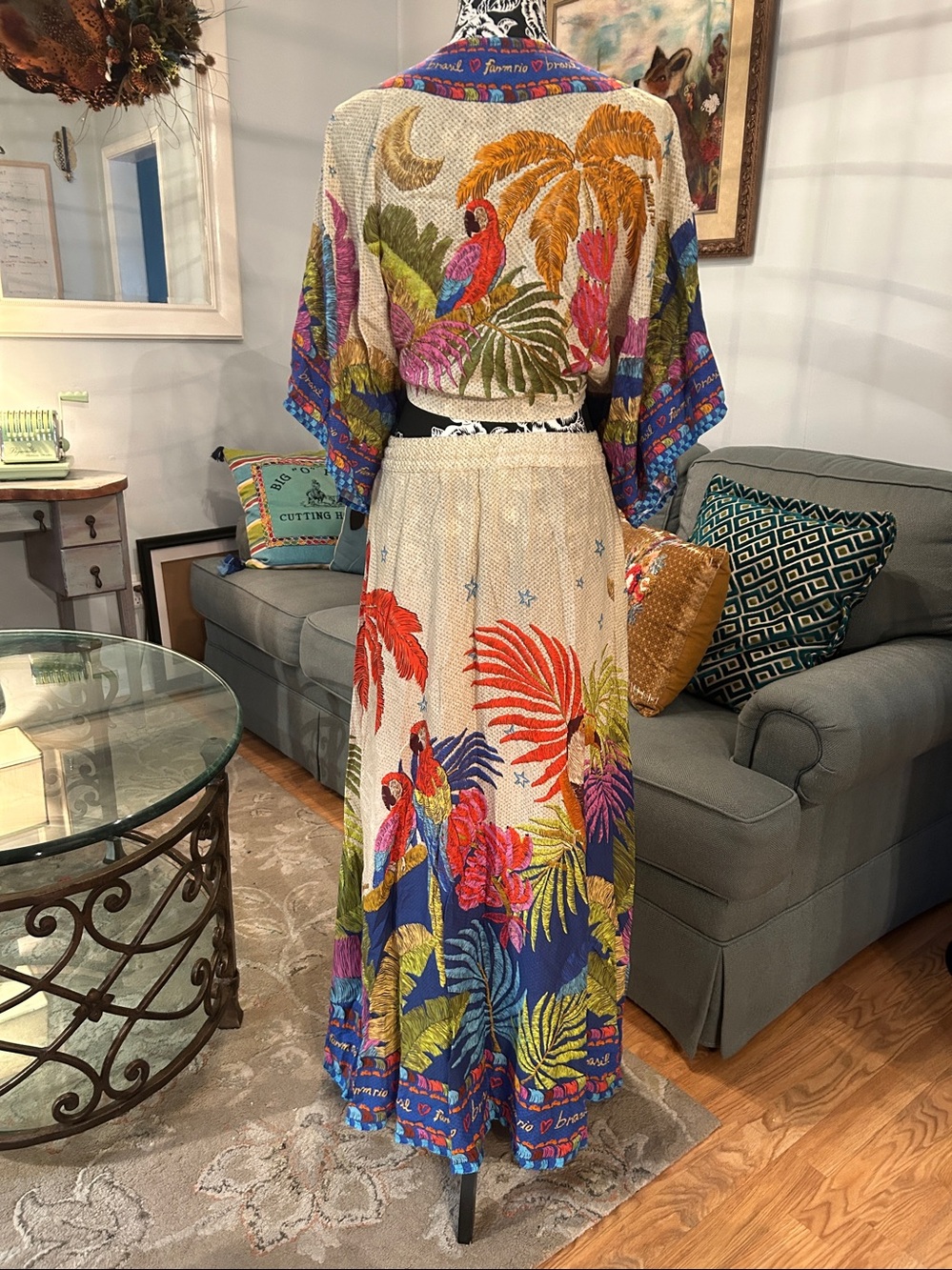 FARM Rio Tie Top and Skirt Set Size Medium - Picture 3 of 8